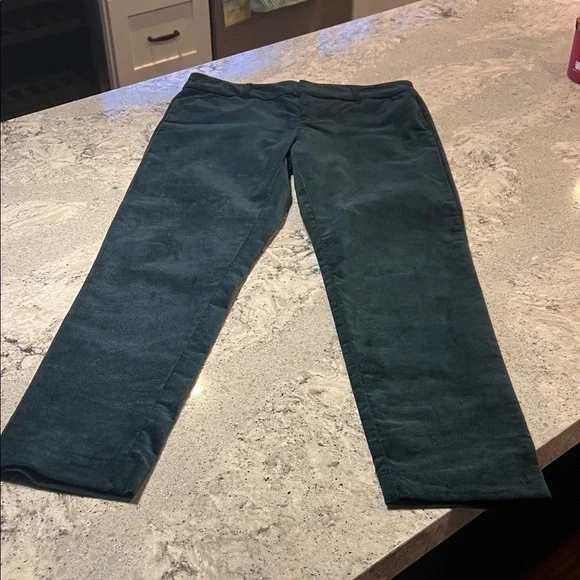 Old Navy Green Velvet Pants Size 6P - Picture 4 of 7